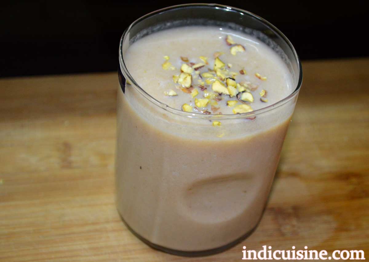 sapota shake recipe, sapota milkshake, sapota recipe