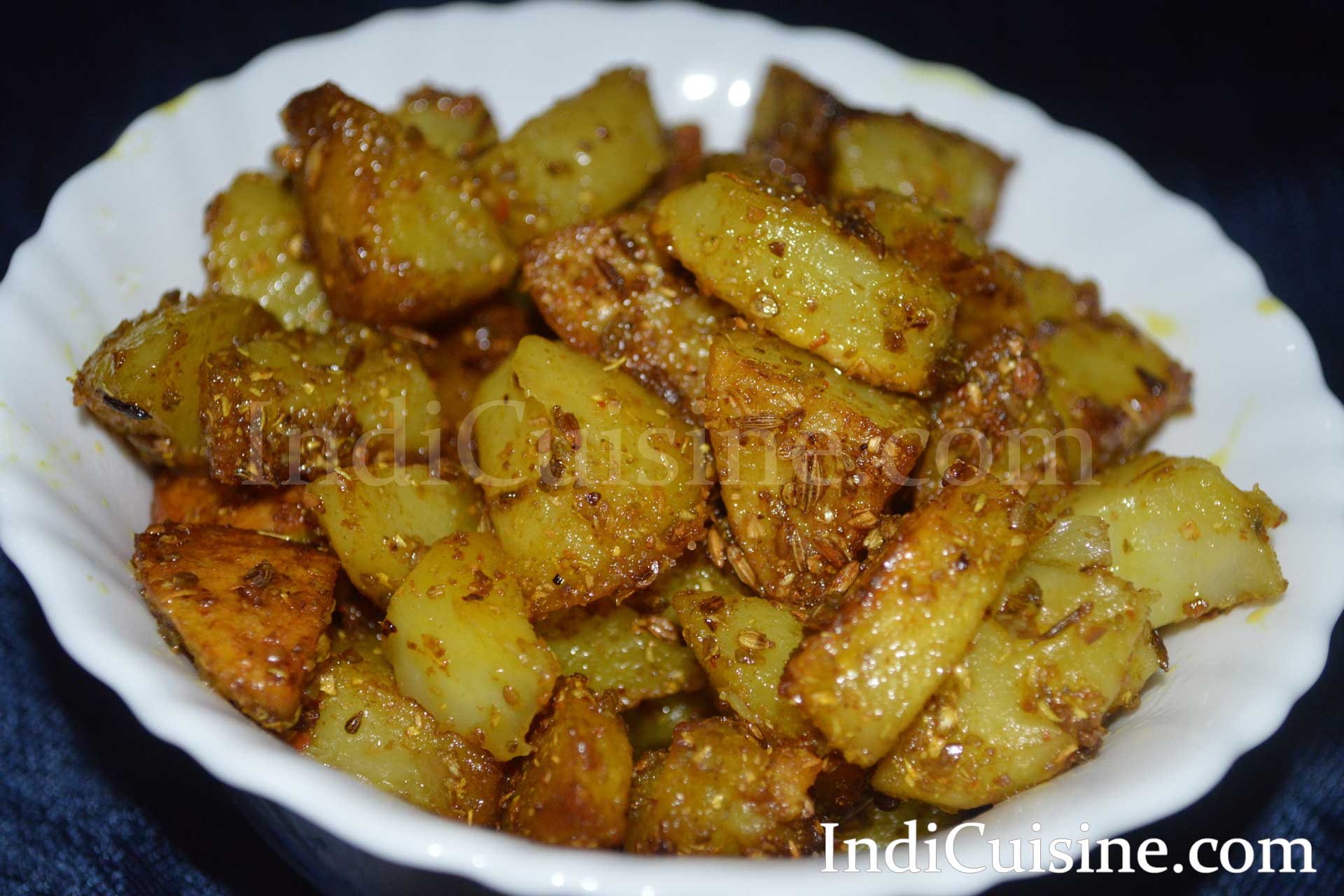 Spicy Potato Vegetable Recipe, How to make Masaledaar Aloo, Spicy Potato Image